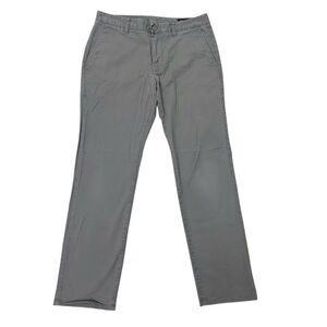 Bonobos Pants Mens 32x30 Gray Flat Front Slim Straight Casual Work Office